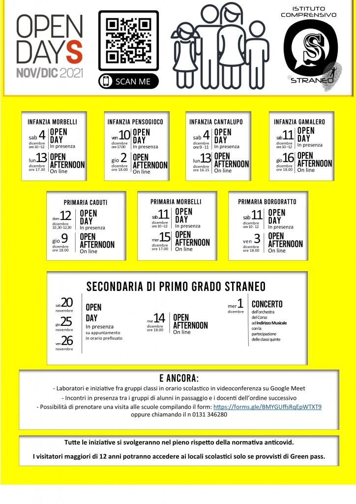 Open day LOCANDINA GENERALE 2021